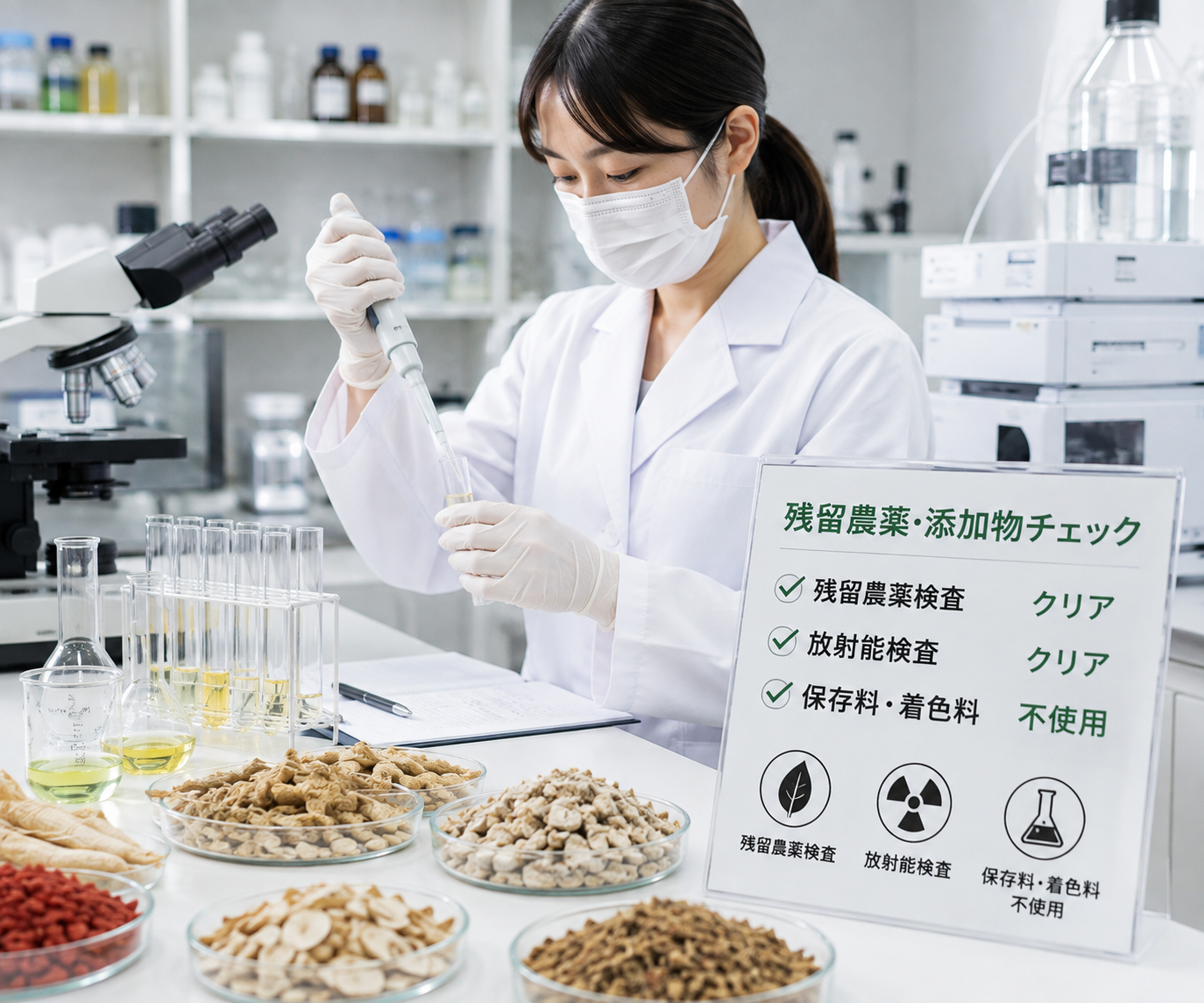 残留農薬検査